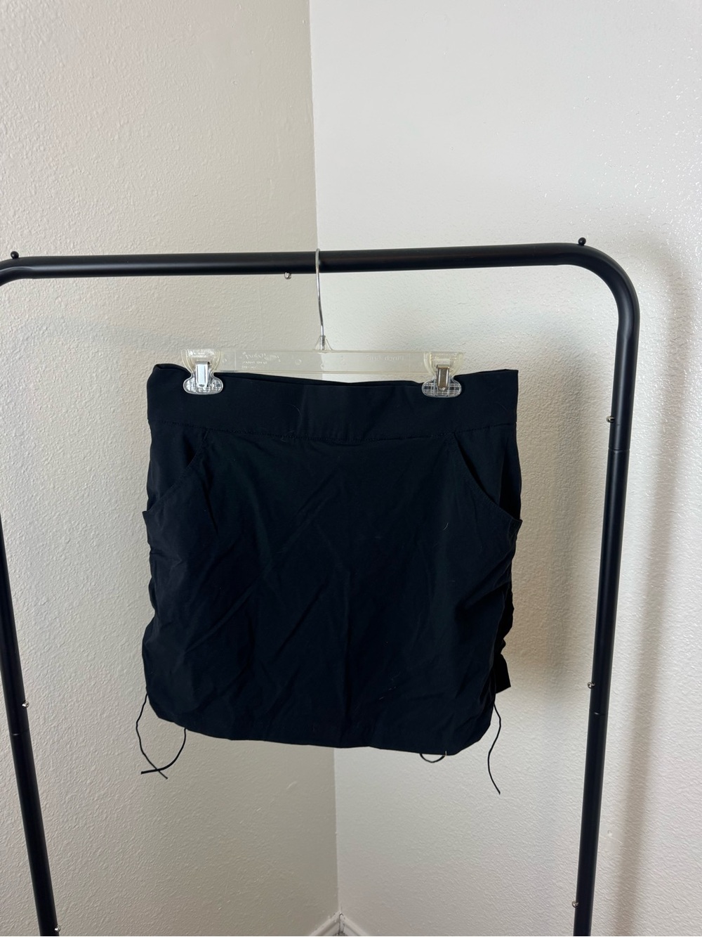 Columbia Black Women's Skort with Side Drawstrings